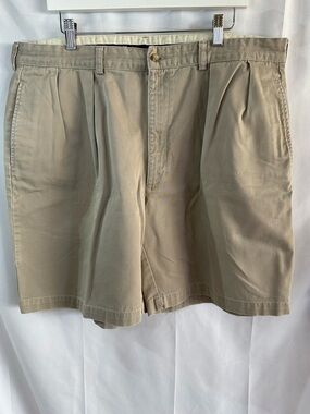 Polo by Ralph Lauren Men’s Khaki Flat-Front Shorts